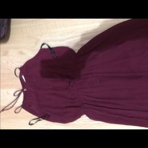 Burgundy maxi dress brand new